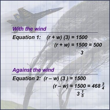 Two equations rewritten