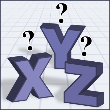 Three unknowns - x, y and z