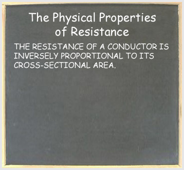 Resistance - The Physical Properties: Cross-Sectional Area