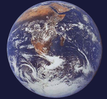 Planet earth as seen from space