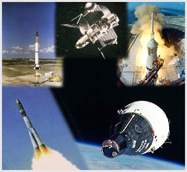 Collage of spacecraft