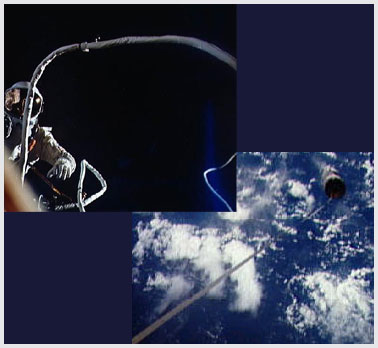 Cernan during EVA