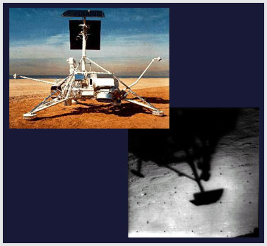 Surveyor 1 Shadow on Moon