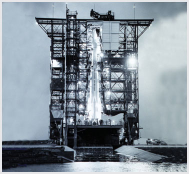 Delta Rocket ready for launch at KSC